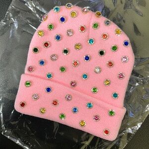 “Pink Gem Parade” Beanie